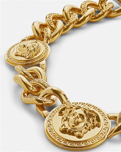 buy versace medusa rope chain|Versace gold chain necklace.